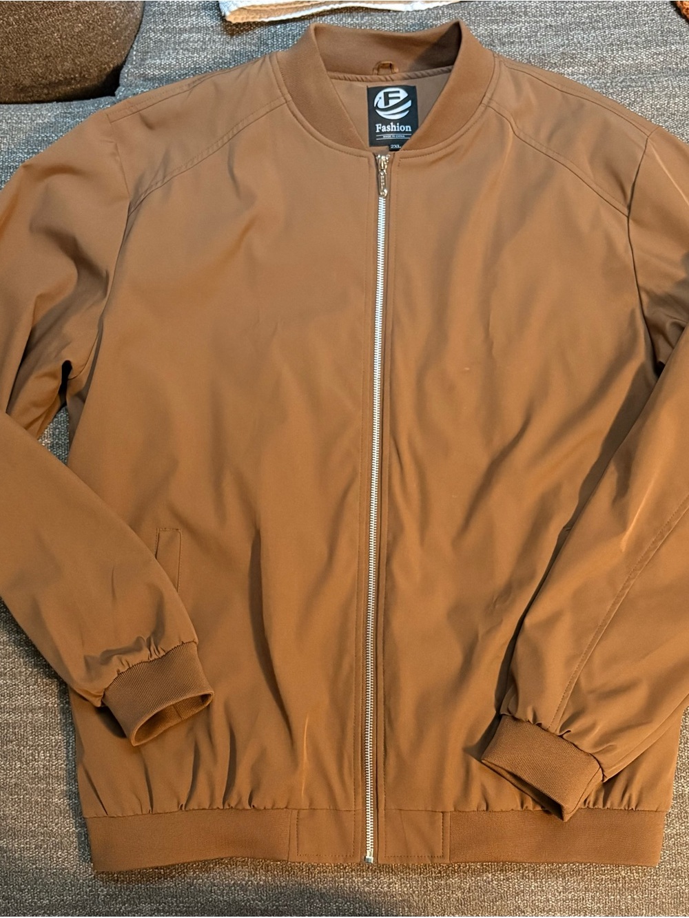 Men’s brown Bomber Jacket